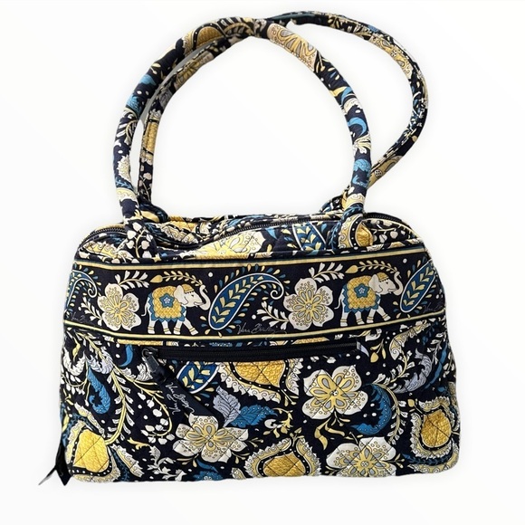 Vera Bradley Tote/Shoulder Bag Ellie Blue - Picture 1 of 9